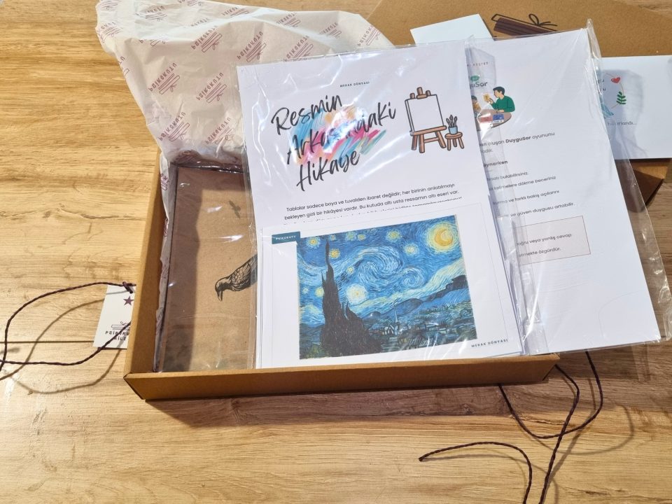 Van Gogh'un Yıldızlı Gece tablosuyla Resmin Arkasındaki Hikaye etkinliği